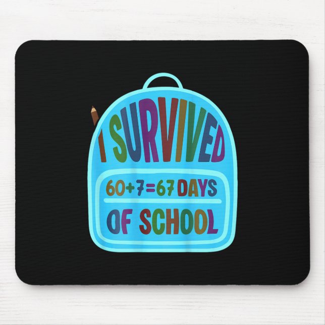 Mousepad 67 Dias De Escola Drip Sorvete 67 Bysebyll Vida (Frente)