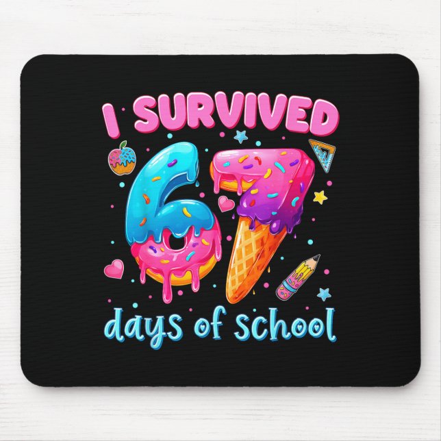 Mousepad 67 Dias De Escola Eu Sobrevivi Professores Alunos  (Frente)