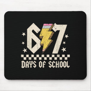 Mousepad 67 Dias De Escola Meme Gíria Abcd Rock Meninas Men