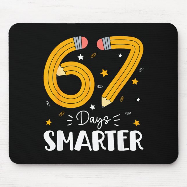 Mousepad 67 Dias Mais Inteligente Geração Alpha Gíria 67 Me (Frente)