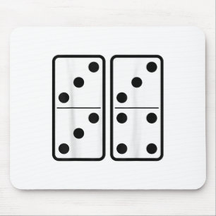 Mousepad 67 Dominó Seis Sete Peças Meme Gamer Retrô Vintage