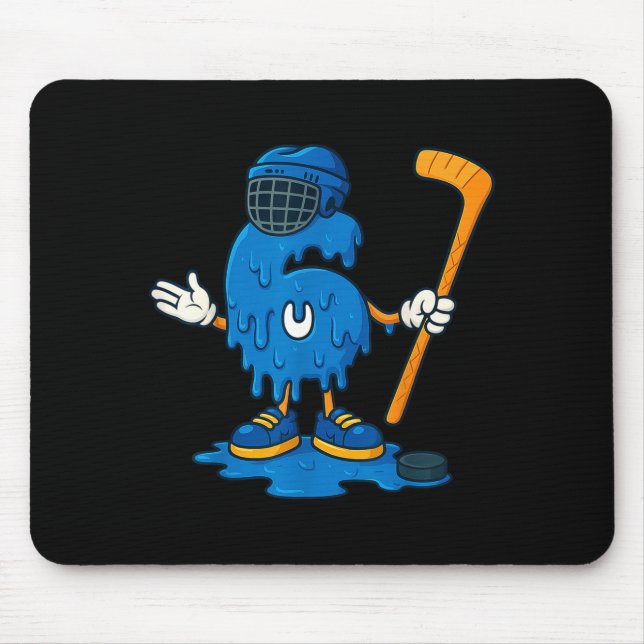 Mousepad 67 Drip Ice Cream Hockey Player  (Frente)