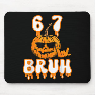 Mousepad 67 Fantasia de Meme de Halloween Brainrot para Cri