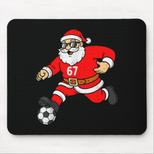 Mousepad 67 Futebol Papai Noel Seis Sete Meme Natal Esporte