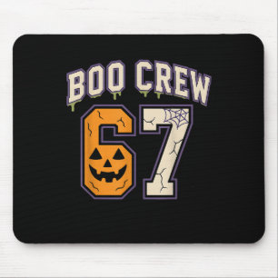 Mousepad 67 Halloween Boo Crew Sports Jersey Meme