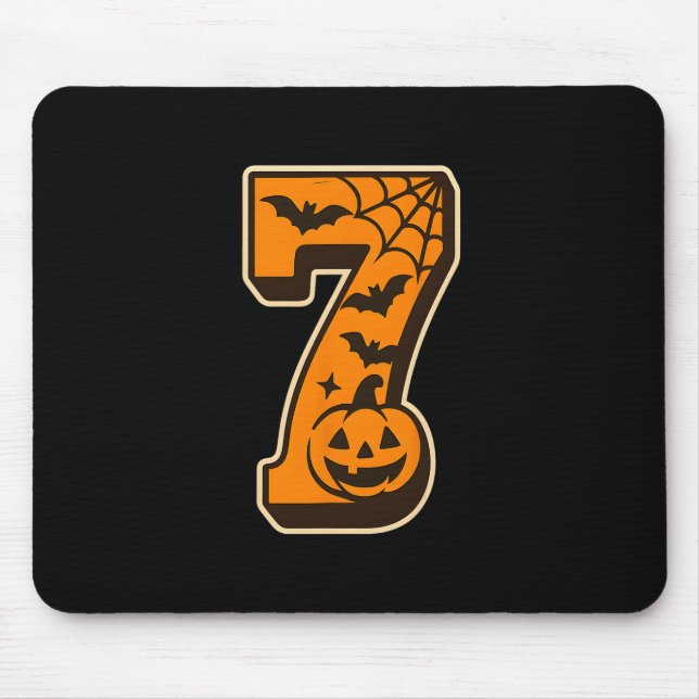 Mousepad 67 Halloween Correspondência Gêmeos Meninos Menina (Frente)