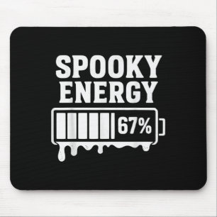 Mousepad 67 Halloween Energético Assustador Cérebro Podre M