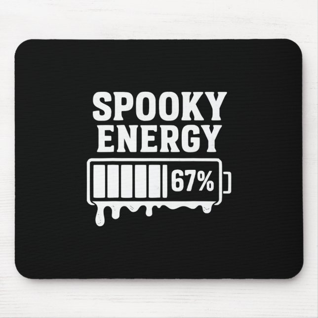 Mousepad 67 Halloween Energético Assustador Meme Rotação Ce (Frente)