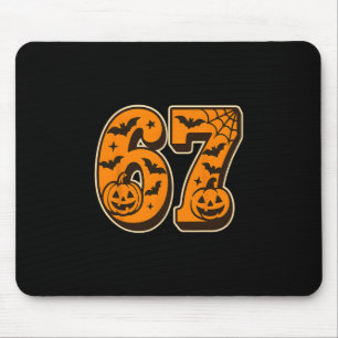 Mousepad 67 Halloween Seis Sete Brainrot Meme Meninos Crian