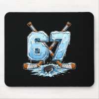 67 Hockey Drip Número Estilo de Meme Engraçado Grá