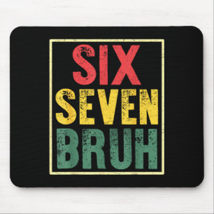 Mousepad 67 Meme 6 7 Números Seis Sete Bruh Engraçado Menin