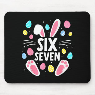 Mousepad 67 Meme 6 7 Seis Sete Coelho de Páscoa Crianças Me