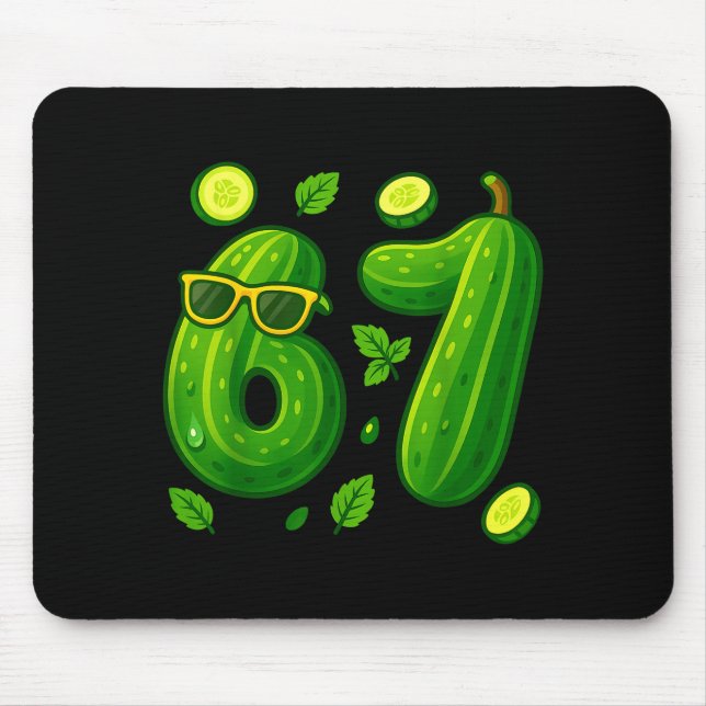 Mousepad 67 Meme Ckle Funny Six Seven Cuber 6 7 Gen Alpha S (Frente)