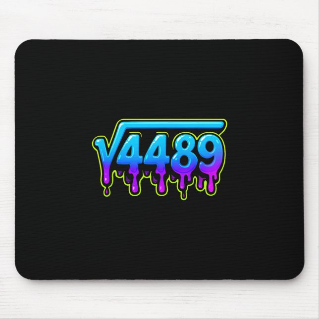 Mousepad 67 Meme de Gelo Raiz Quadrada 4489 Gíria Professor (Frente)