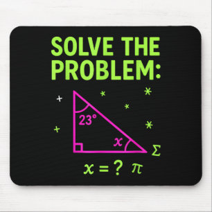 Mousepad 67 Meme de Matemática Resolva o Problema Professor