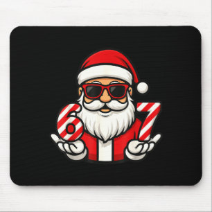 Mousepad 67 Meme de Natal Seis Papai Noel Engraçado