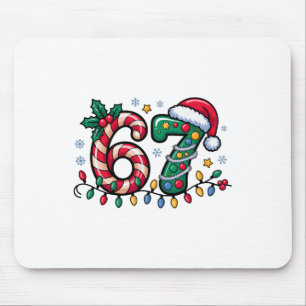 Mousepad 67 Meme de Natal Six Seven Xmas Engraçado Rapazes