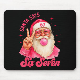 Mousepad 67 Meme Divertido Feliz Natal Papai Noel Diz Seis 