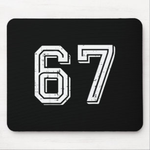 Mousepad 67 Meme Engraçado 6 7 Homens Mulheres Crianças Juv