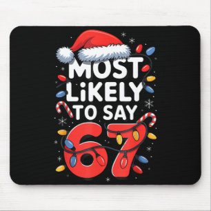 Mousepad 67 Meme engraçado design de Meme de Natal Mais Pro