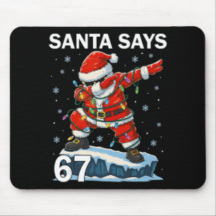 Mousepad 67 Meme Engraçado Seis Sete Natal 6-7 Meme Papai N