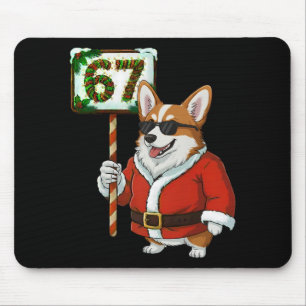 Mousepad 67 Meme Engraçado Seis Sete Natal Corgi Amante de 