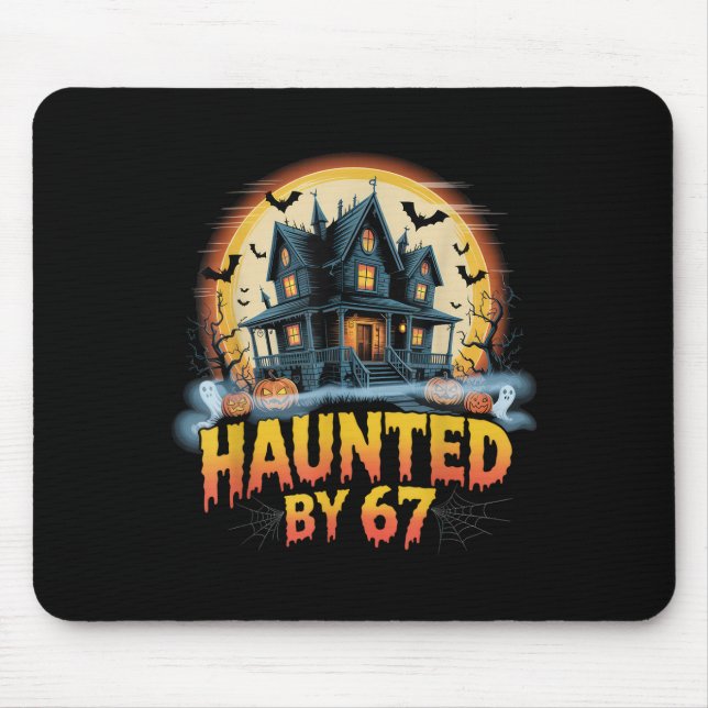 Mousepad 67 Meme Fantasia de Halloween Assombrada _2  (Frente)