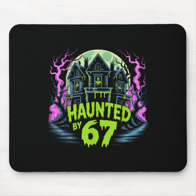 Mousepad 67 Meme Fantasia de Halloween Assombrada _4  (Frente)