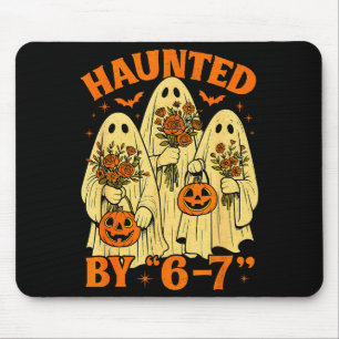 Mousepad 67 Meme Fantasma Tendência Halloween Divertido Six