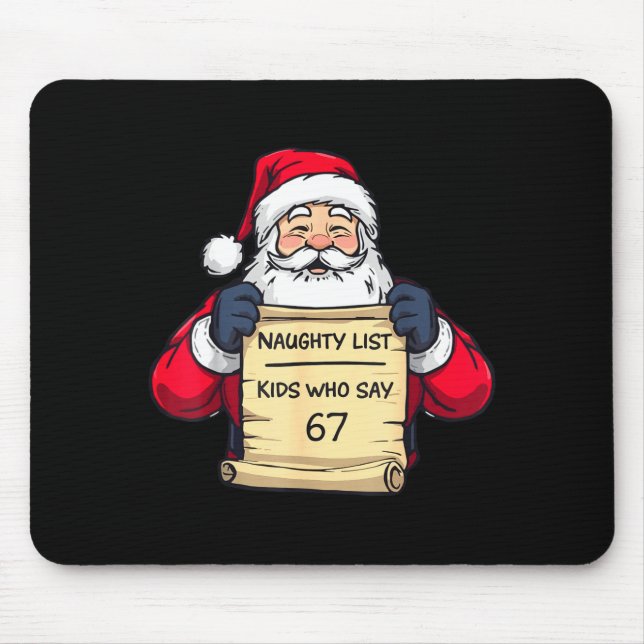 Mousepad 67 Meme Funny Six Seven Christmas For Men Women Ki (Frente)