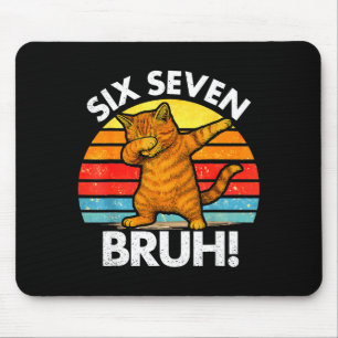 Mousepad 67 Meme Gato Dabbing Six Seven 6 7