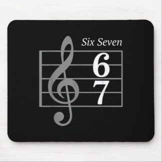 Mousepad 67 Meme Gíria Musical Músico Seis Sete Música Engr