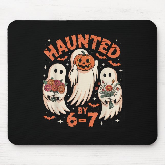 Mousepad 67 Meme Halloween Assombrado  (Frente)