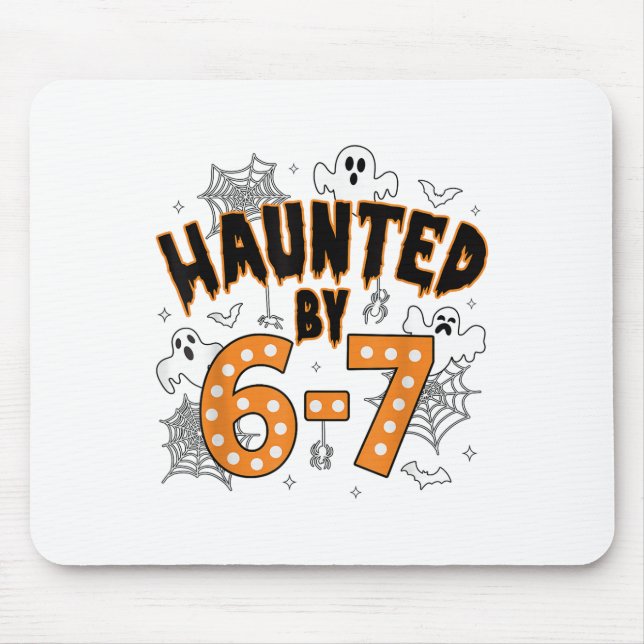 Mousepad 67 Meme Halloween Assombrado- Fantasma Engraçado E (Frente)