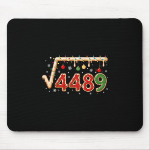 Mousepad 67 Meme Natal Raiz Quadrada 4489 Seis Sete Matemát