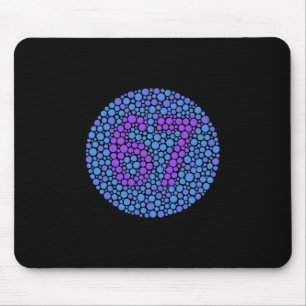 Mousepad 67 Meme Oculto Tendendo Gen Z Alpha Six Seven 6 7 
