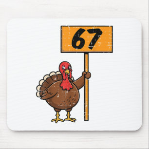 Mousepad 67 Meme Peru Funny Dia de Ação de Graças 6 7 Menin