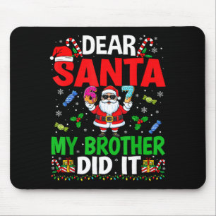 Mousepad 67 Meme Querido Papai Noel Meu Irmão Fez Isso Nata