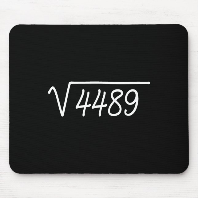 Mousepad 67 Meme Raiz Quadrada 4489  (Frente)