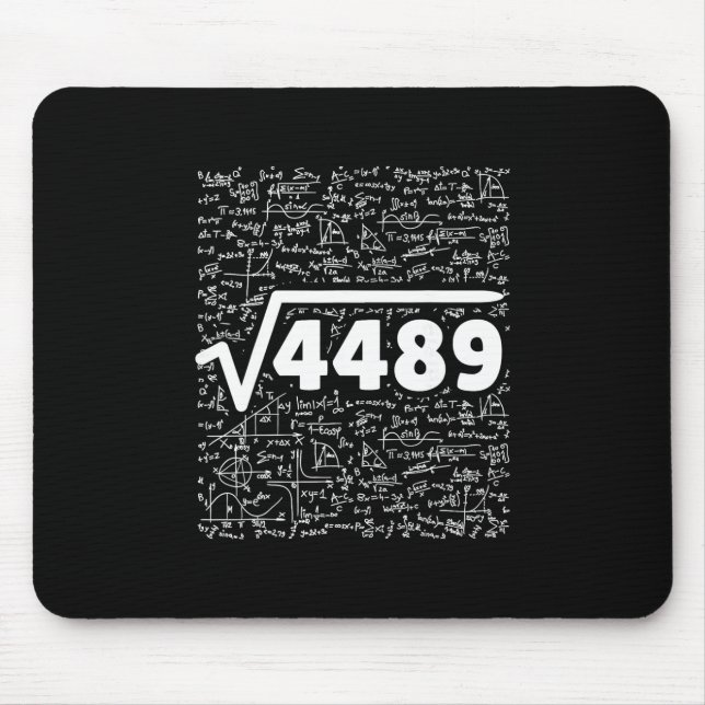 Mousepad 67 Meme Raiz Quadrada 4489 Faça as Contas Funny An (Frente)