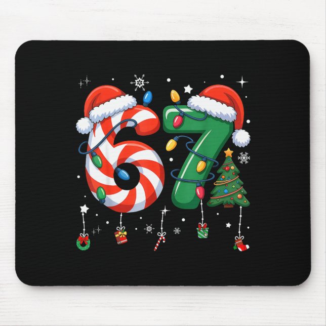 Mousepad 67 Meme Seis Sete Para Crianças Mulheres Homens Me (Frente)