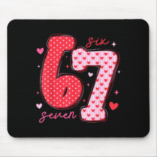 Mousepad 67 Meme Seis Sete Para Crianças Mulheres Homens Me