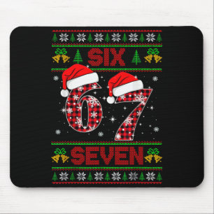 Mousepad 67 Meme Six Seven Suéter Feio De Natal Para Crianç