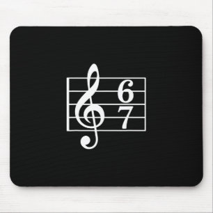 Mousepad 67 Música Meme Gíria Músico Crianças Divertido Pro