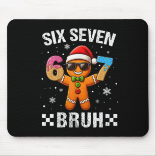 Mousepad 67 Natal 6 7 Meme Homem de Biscoito Xmas Pijamas