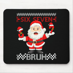 Mousepad 67 Natal 6 7 Seis Sete Bruh Xmas Suéter do Papai N