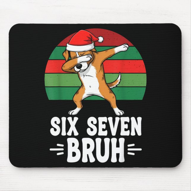 Mousepad 67 Natal Divertido 67 Brainrot Jovens Crianças Cac (Frente)