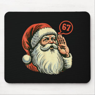 Mousepad 67 Natal Divertido Seis Sete Meme Brainrot Papai N