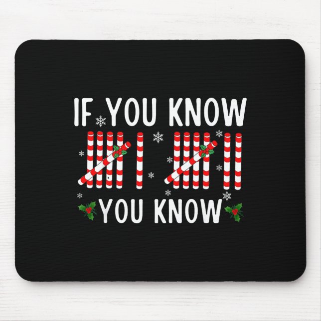 Mousepad 67 Natal Engraçado Se Você Sabe Você Sabe Seis Set (Frente)