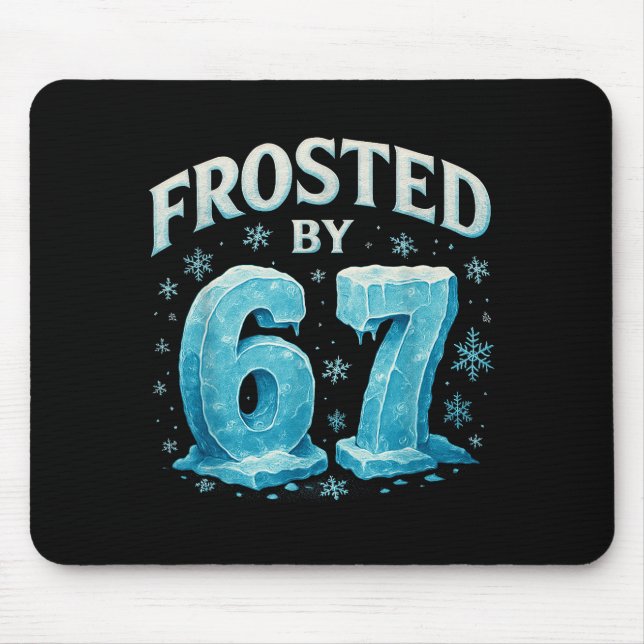 Mousepad 67 Natal Gelo Geada Frio Internet Meme Natal (Frente)